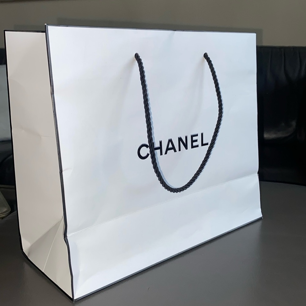 Authentic Chanel shopping bag